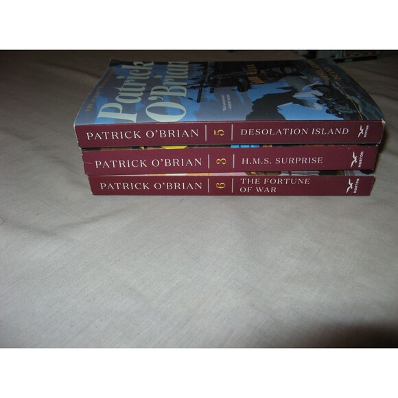 Lot Of Three Patrick O'Brian Paperback Books The Aubrey Maturian Series Ships - Picture 3 of 3